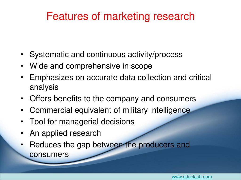 features of marketing research in international business